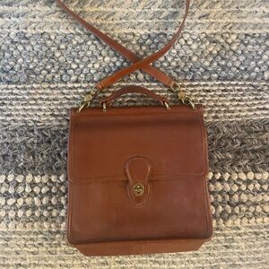 Brown Coach Leather Bag